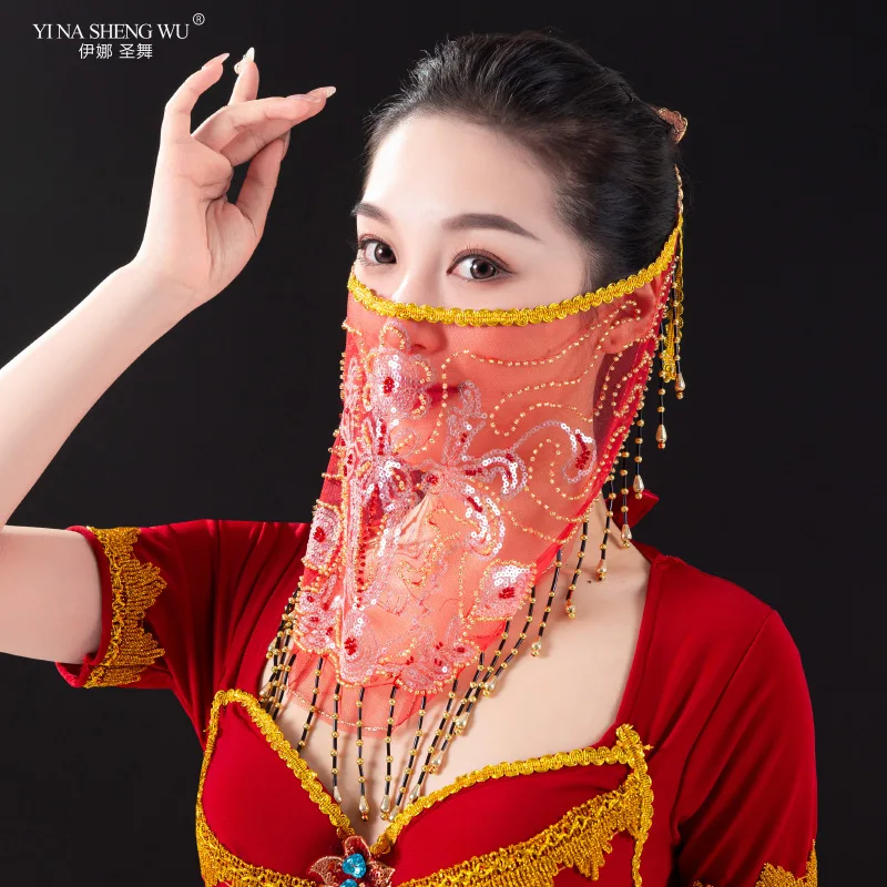 Women Accessories India - Belly Dance Tassel Veil Belly Dance/Indian