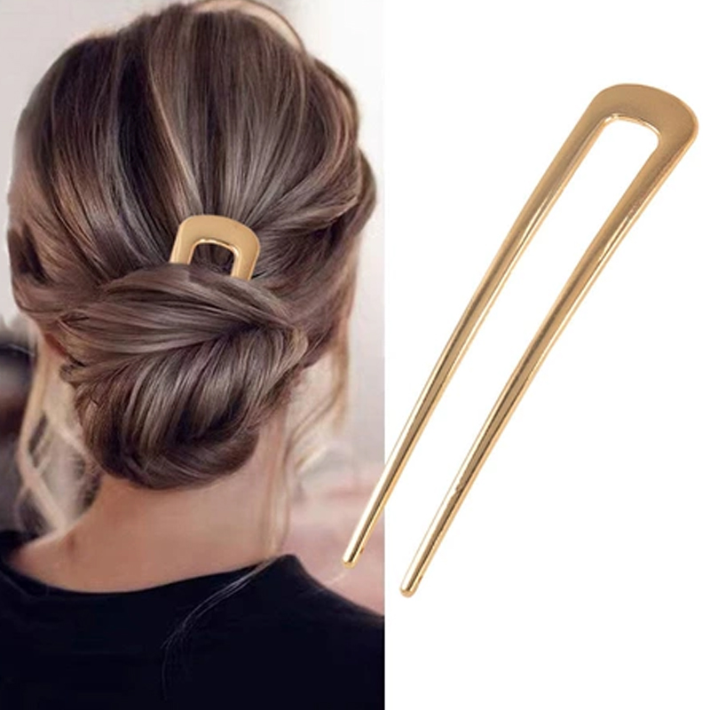 Hair Fork Stick - Simple U Shaped Hair Forks Hairpin