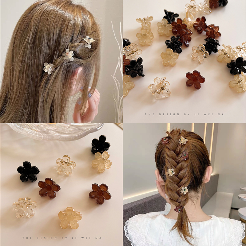 Hair Claw Clip Set - 10pcs/set Korean Mini Hair Clip Claw