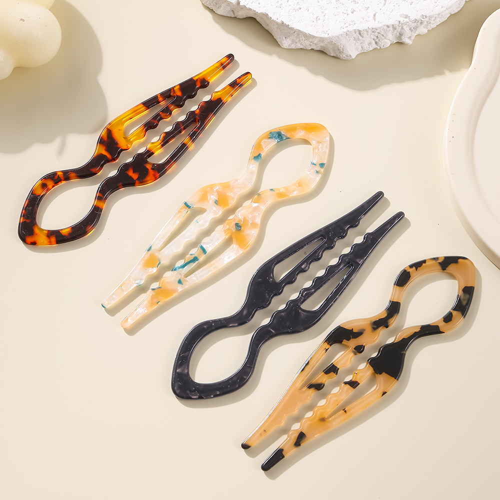 U-Shaped Hair Sticks Tortoises - Hair Fork Stick のレビューと価格