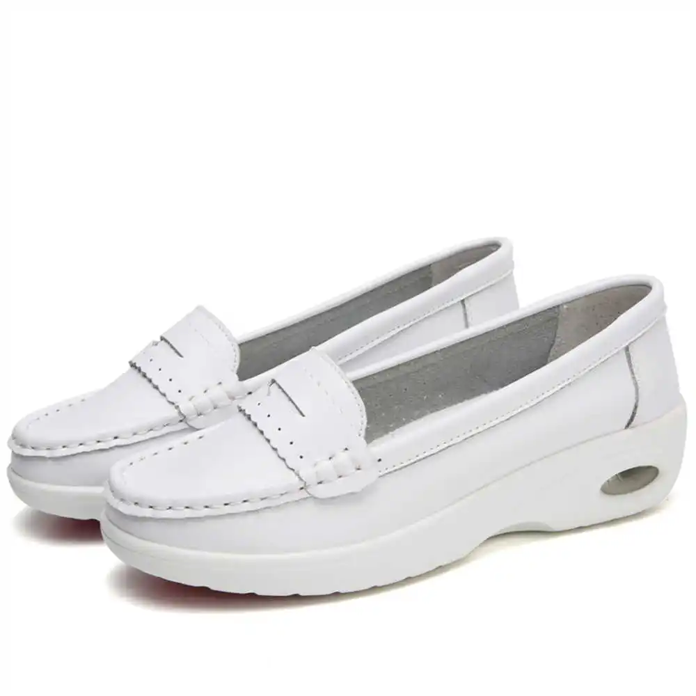 Thick Sole Slipon White Traine - Women Accessories Brand Name Ideas のレビューと価格