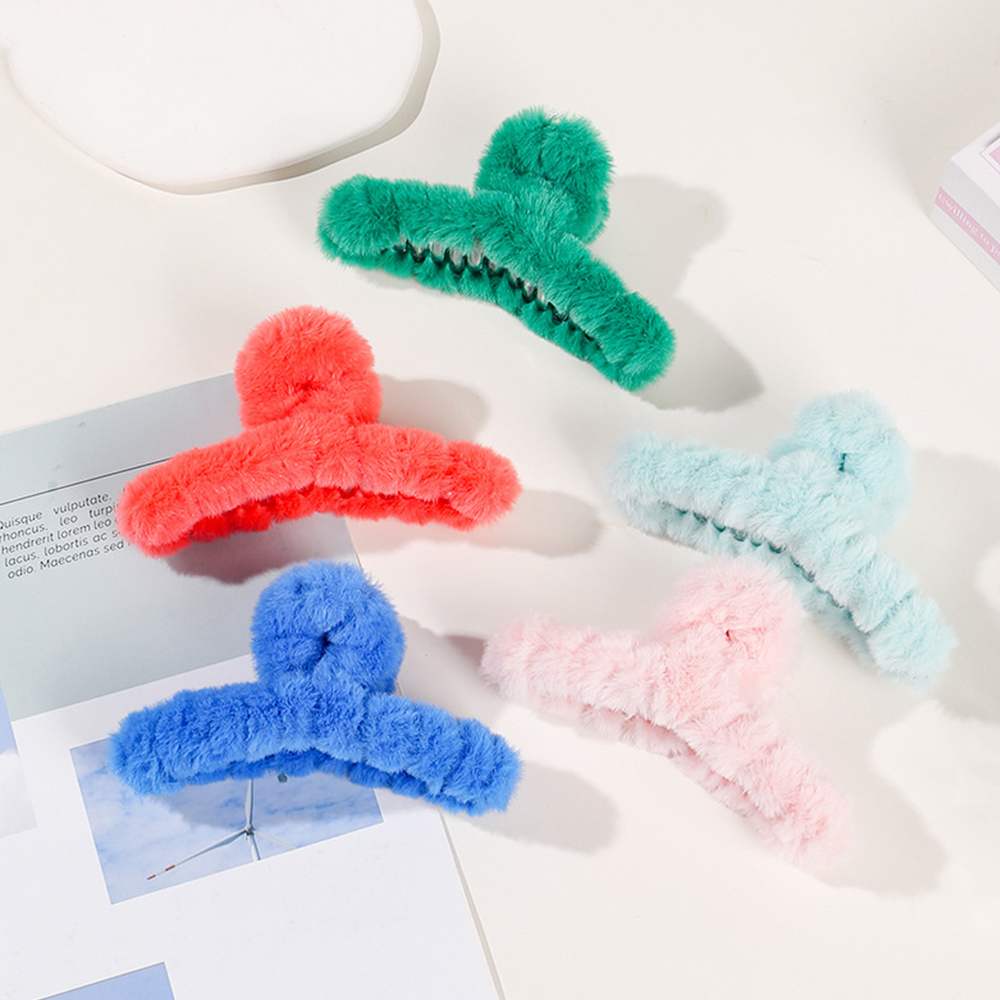 Winter Plush Hair Claw Elegant - Hair Claw Clip Set のレビューと価格