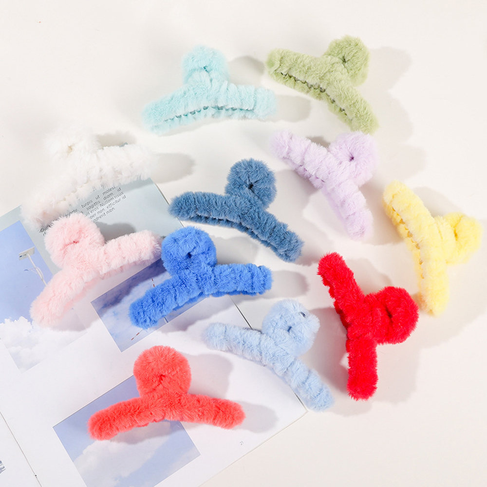 Winter Plush Hair Claw Elegant - Hair Claw Clip Set のレビューと価格
