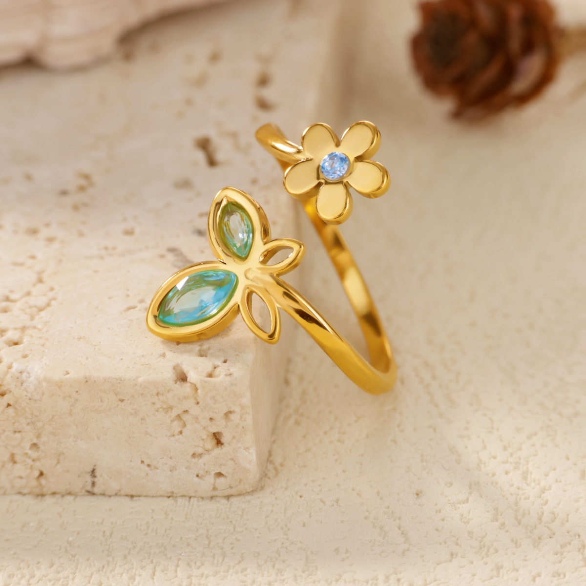 Adjustable Flower Rings for Wo - Women'S Accessories Trends 2026 のレビューと価格