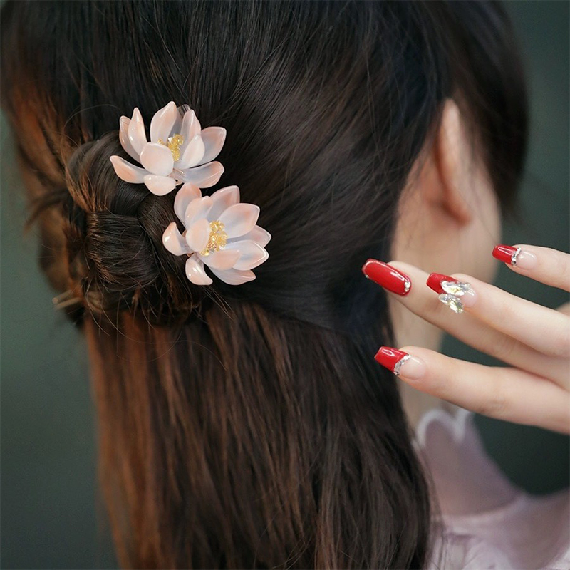 1Pair Vintage Hairpin Glazed F - Hair Fork Stick のレビューと価格