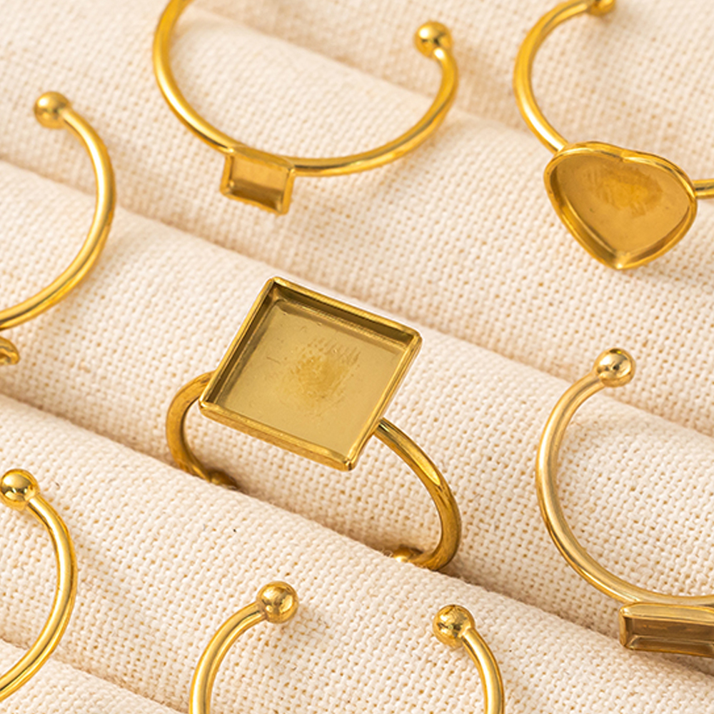 5pcs Stainless Steel Adjustabl - Ring Set Adjustable のレビューと価格