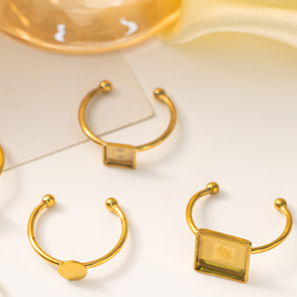 5pcs Stainless Steel Adjustabl - Ring Set Adjustable のレビューと価格