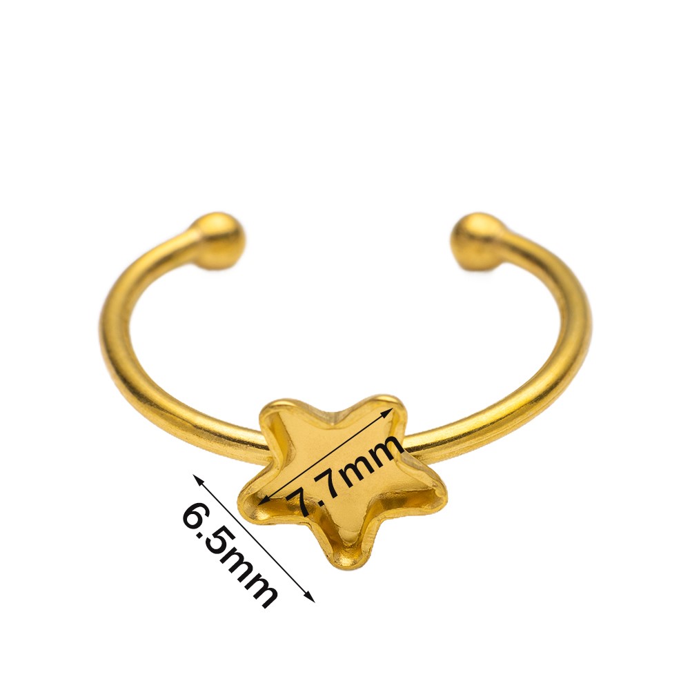 5pcs Stainless Steel Adjustabl - Ring Set Adjustable のレビューと価格