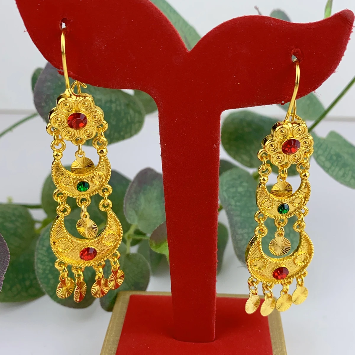 Indian Drop Dangle Earrings Je - Women Accessories India のレビューと価格