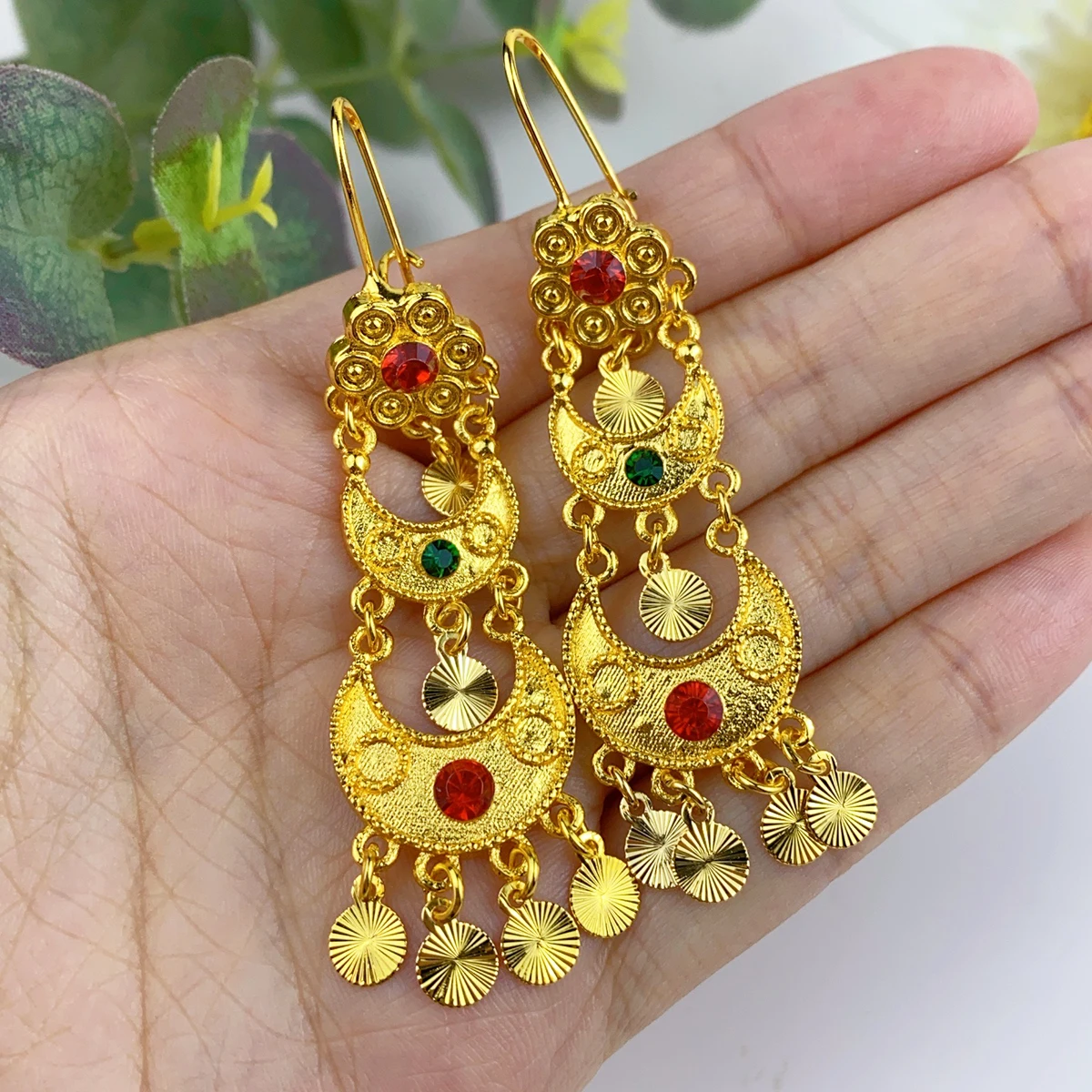 Indian Drop Dangle Earrings Je - Women Accessories India のレビューと価格