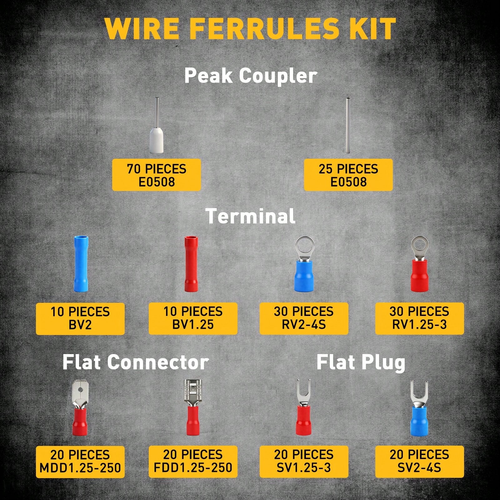 ELEAD 321pcs Wire Connector Ki - Ring Set Adjustable のレビューと価格