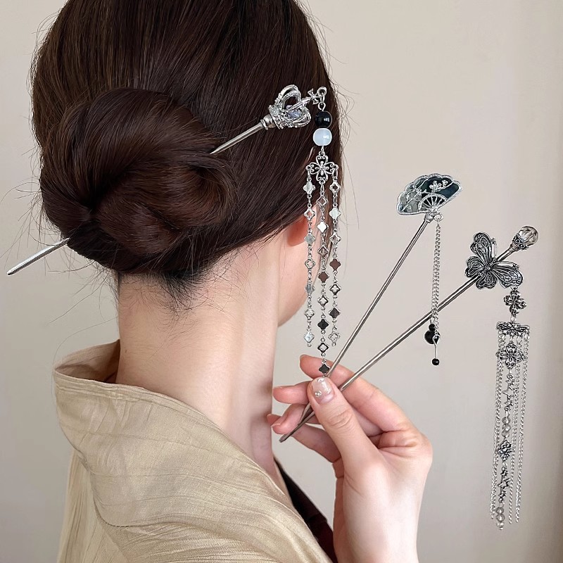 Elegant Women's Hairpin Antiqu - Pearl Hair Pin のレビューと価格