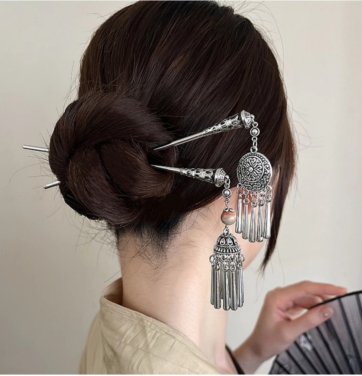 Elegant Women's Hairpin Antiqu - Pearl Hair Pin のレビューと価格