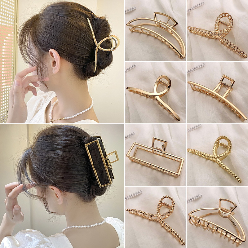 Fashion Metal Hair Claw For Wo - Hair Claw Clip Set のレビューと価格