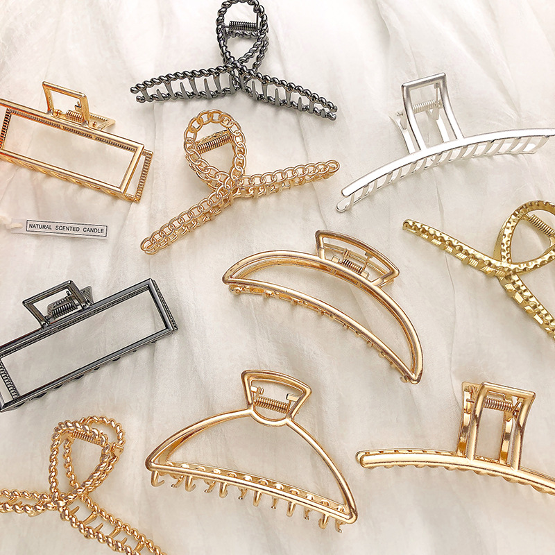 Fashion Metal Hair Claw For Wo - Hair Claw Clip Set のレビューと価格