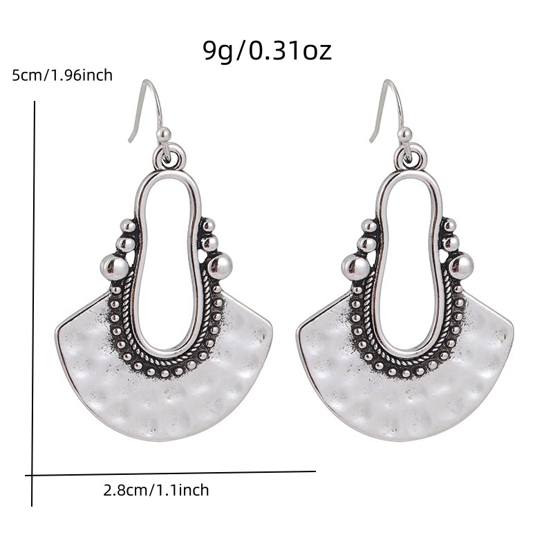 Hollow fan-shaped alloy pendan - Women'S Accessories Manufacturers のレビューと価格