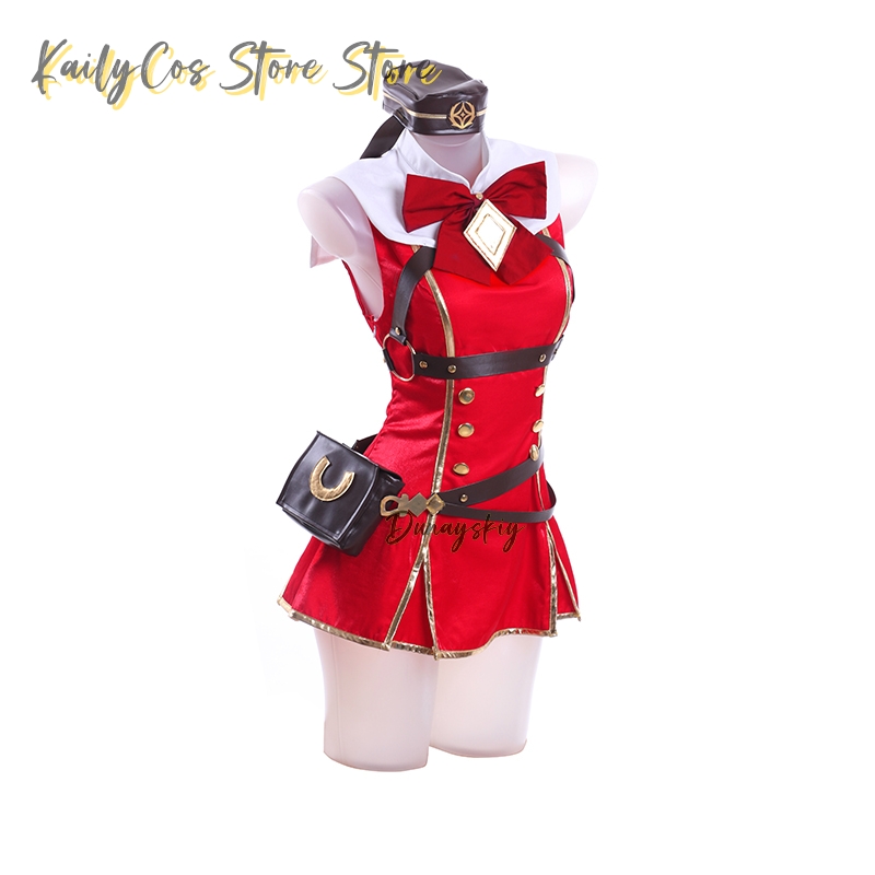 Gold Ship Cosplay Costume Wig  - Women'S Red Accessories のレビューと価格