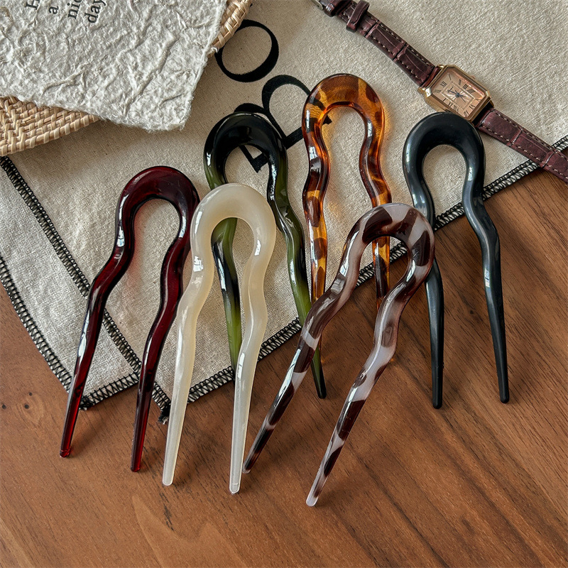 U-Shaped Hair Fork Fashion Tor - Hair Fork Stick のレビューと価格