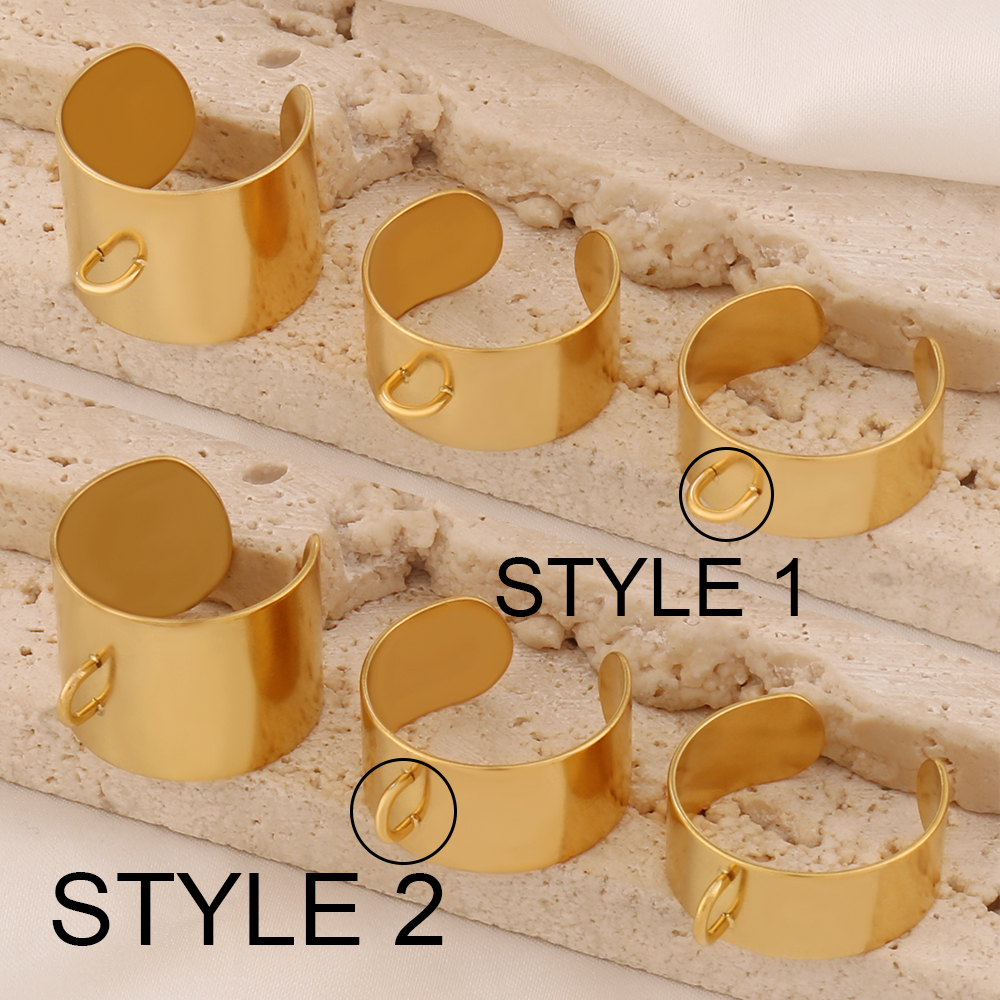 2Pcs 8/10/15mm Stainless Steel - Ring Set Adjustable のレビューと価格