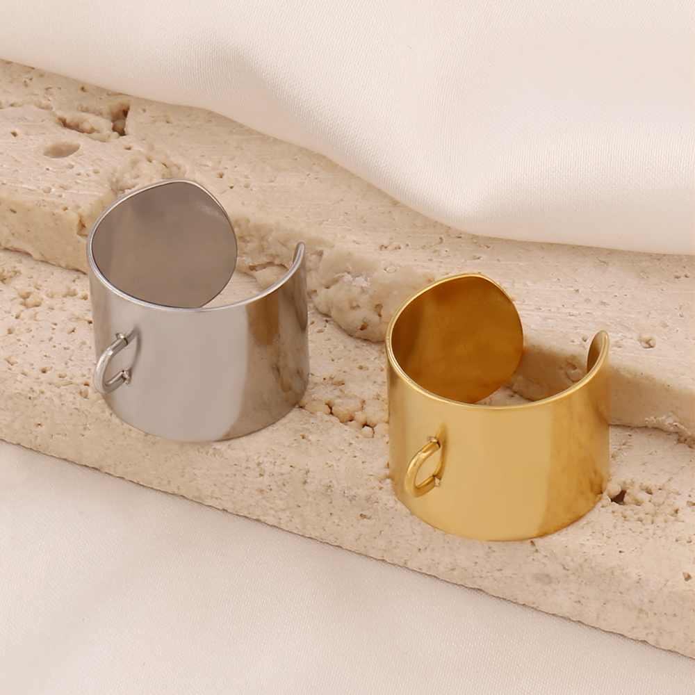 2Pcs 8/10/15mm Stainless Steel - Ring Set Adjustable のレビューと価格