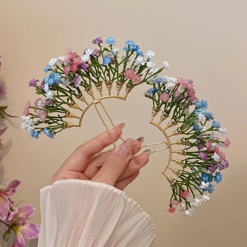 Artificial Flower Bridal Weddi - Hair Fork Stick のレビューと価格