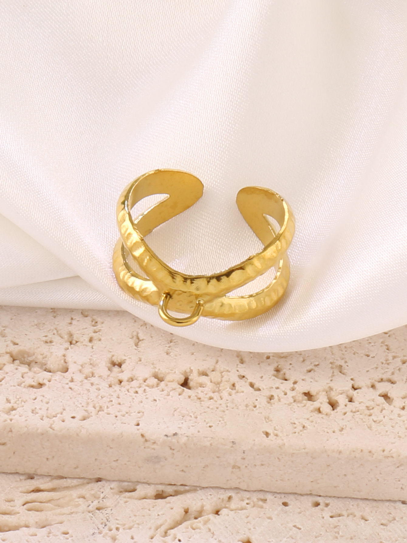 2pcs Stainless Steel Ring Base - Ring Set Adjustable のレビューと価格