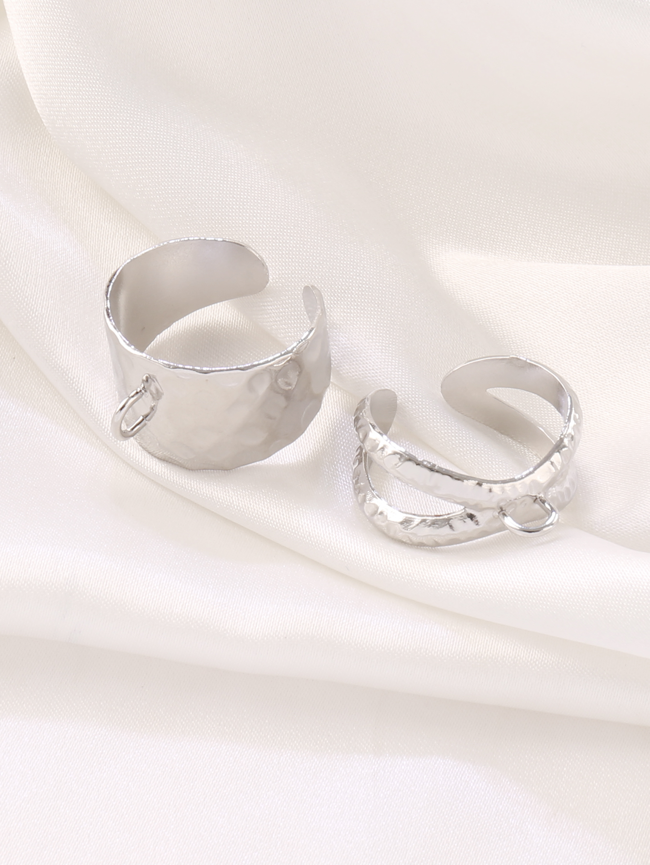 2pcs Stainless Steel Ring Base - Ring Set Adjustable のレビューと価格