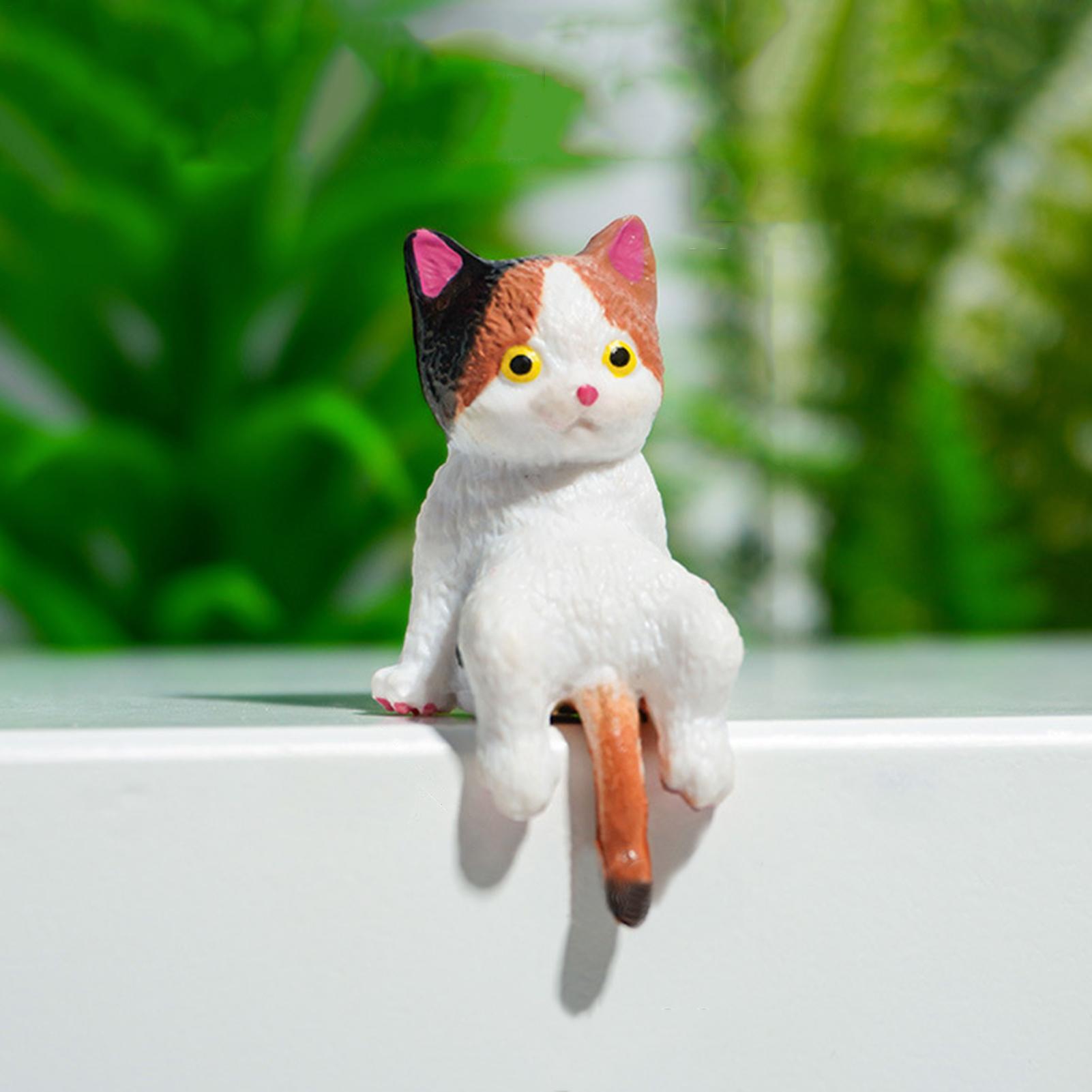 10pcs Cute Mini Cat Ornament C - Women Accessories India のレビューと価格