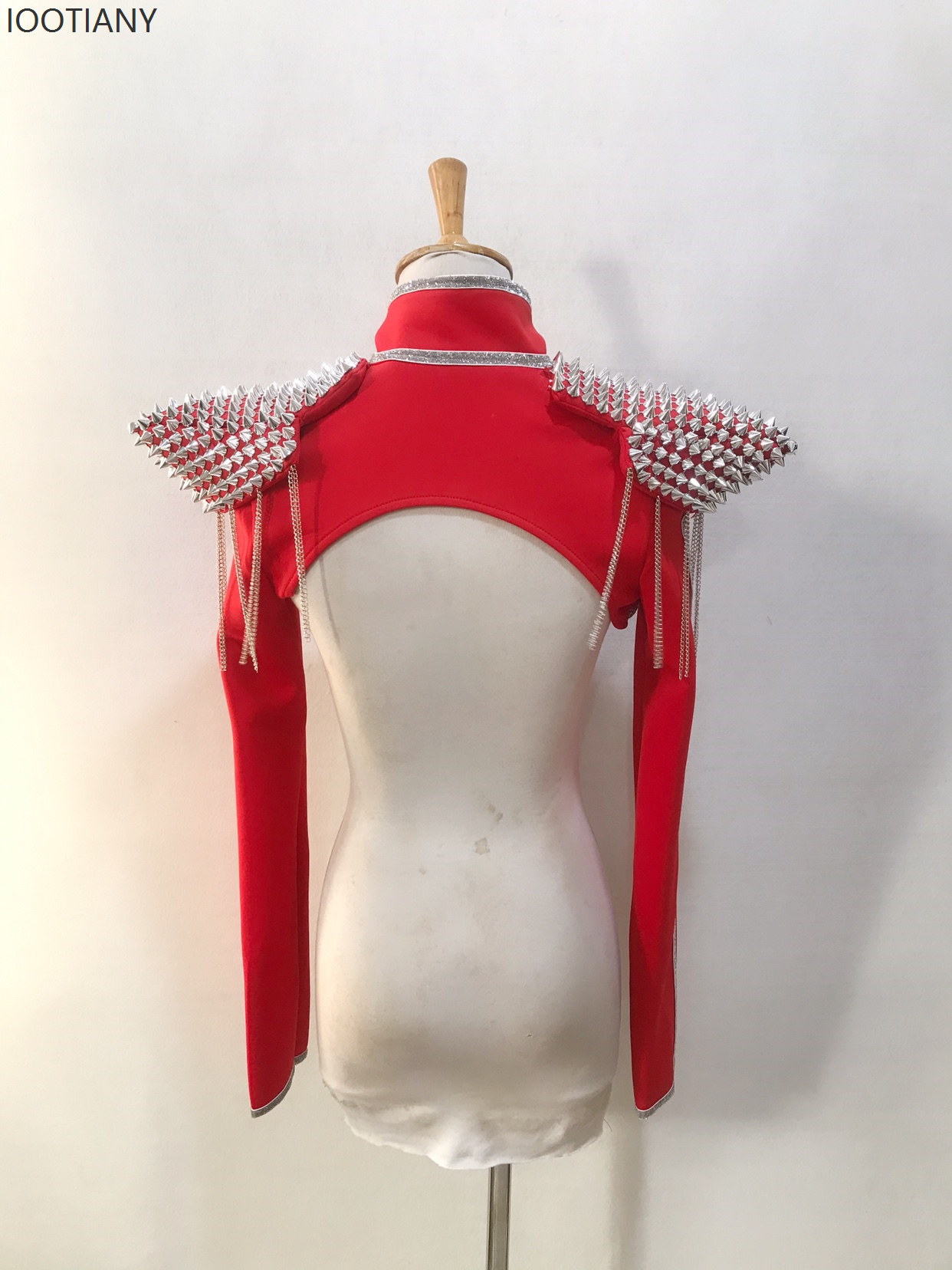 IOOTIANY Red Rivet Padded Shou - Women'S Red Accessories のレビューと価格