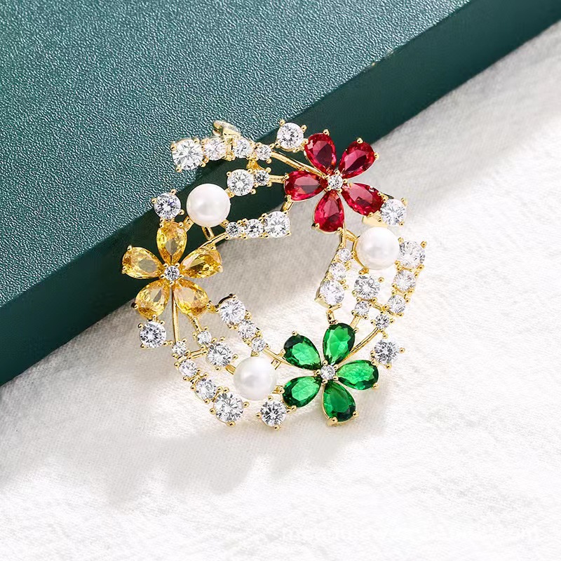 Popular zircon brooch design b - Women'S Accessories Manufacturers のレビューと価格