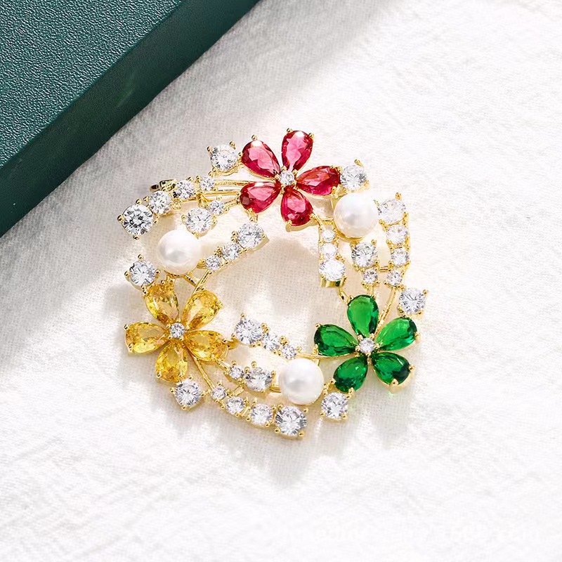 Popular zircon brooch design b - Women'S Accessories Manufacturers のレビューと価格