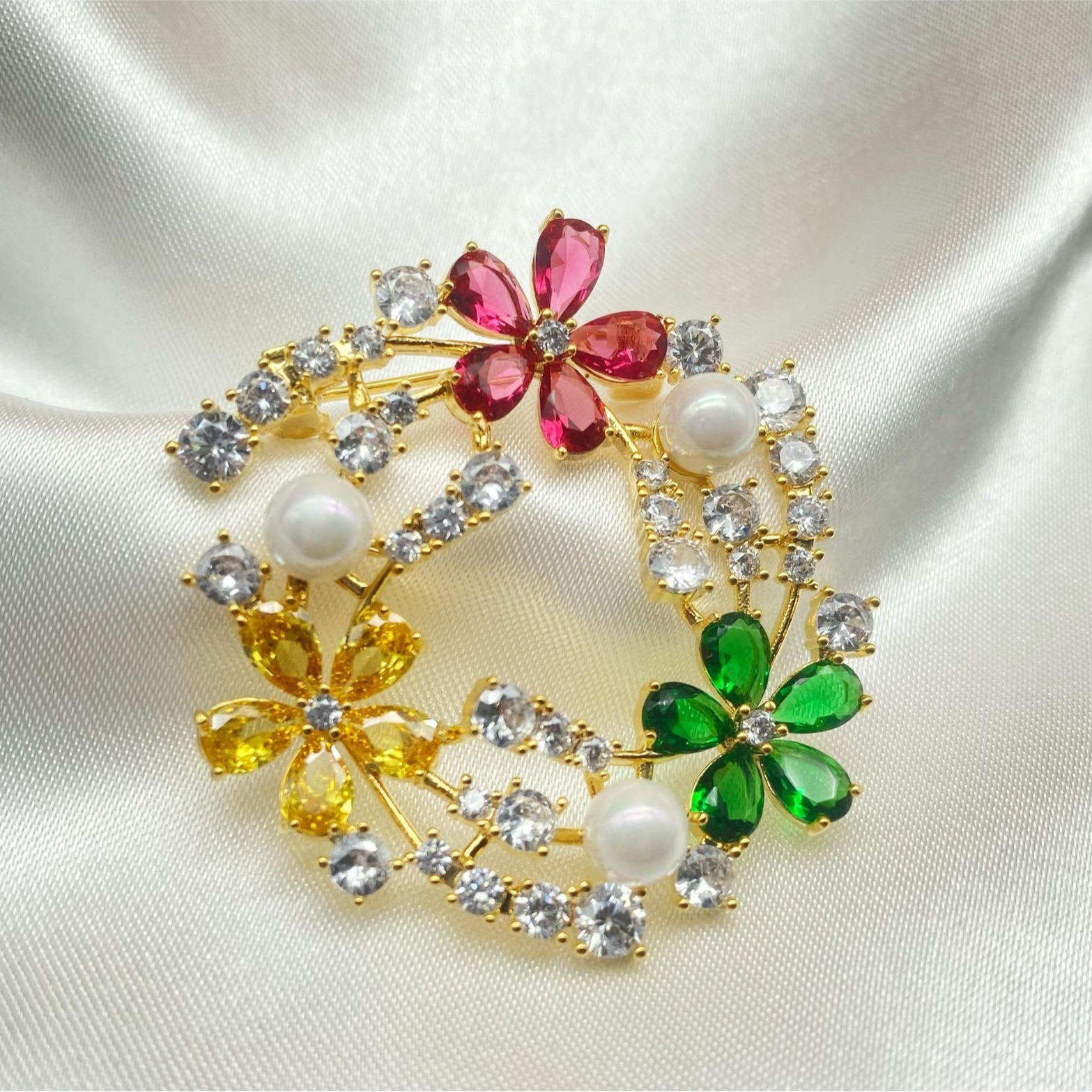 Popular zircon brooch design b - Women'S Accessories Manufacturers のレビューと価格