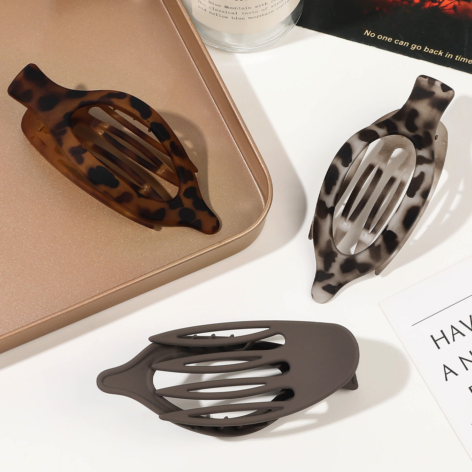 Matte Hair Claw Clip Barrette  - Hair Claw Clip Set のレビューと価格