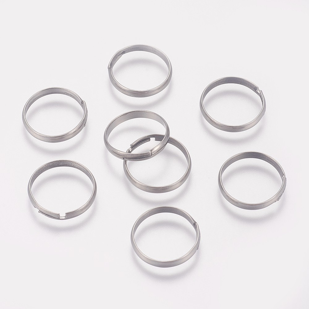 50pcs Tarnish Resistant 316 Su - Ring Set Adjustable のレビューと価格