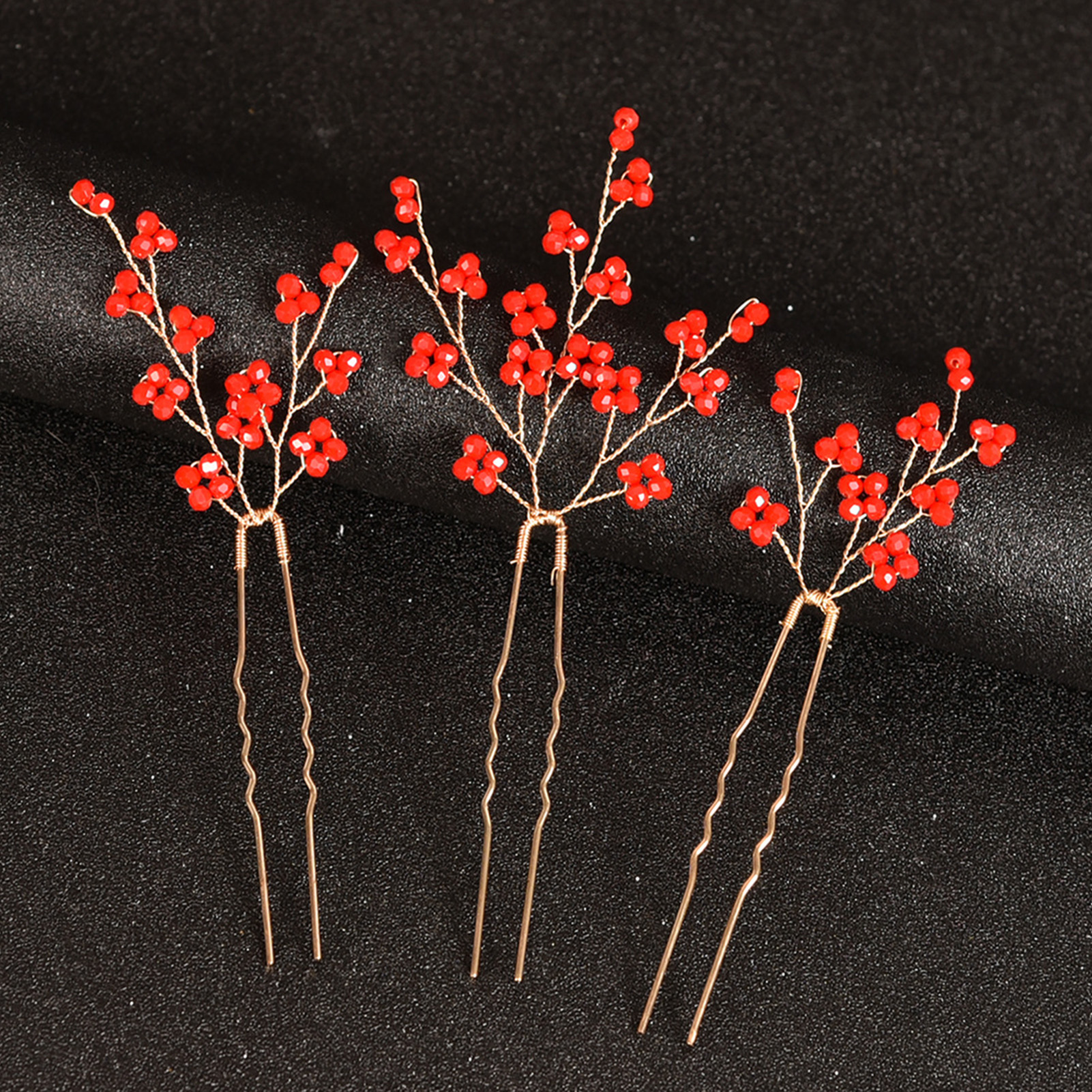 3PCS Wedding U Shape Hair Clip - Pearl Hair Pin のレビューと価格