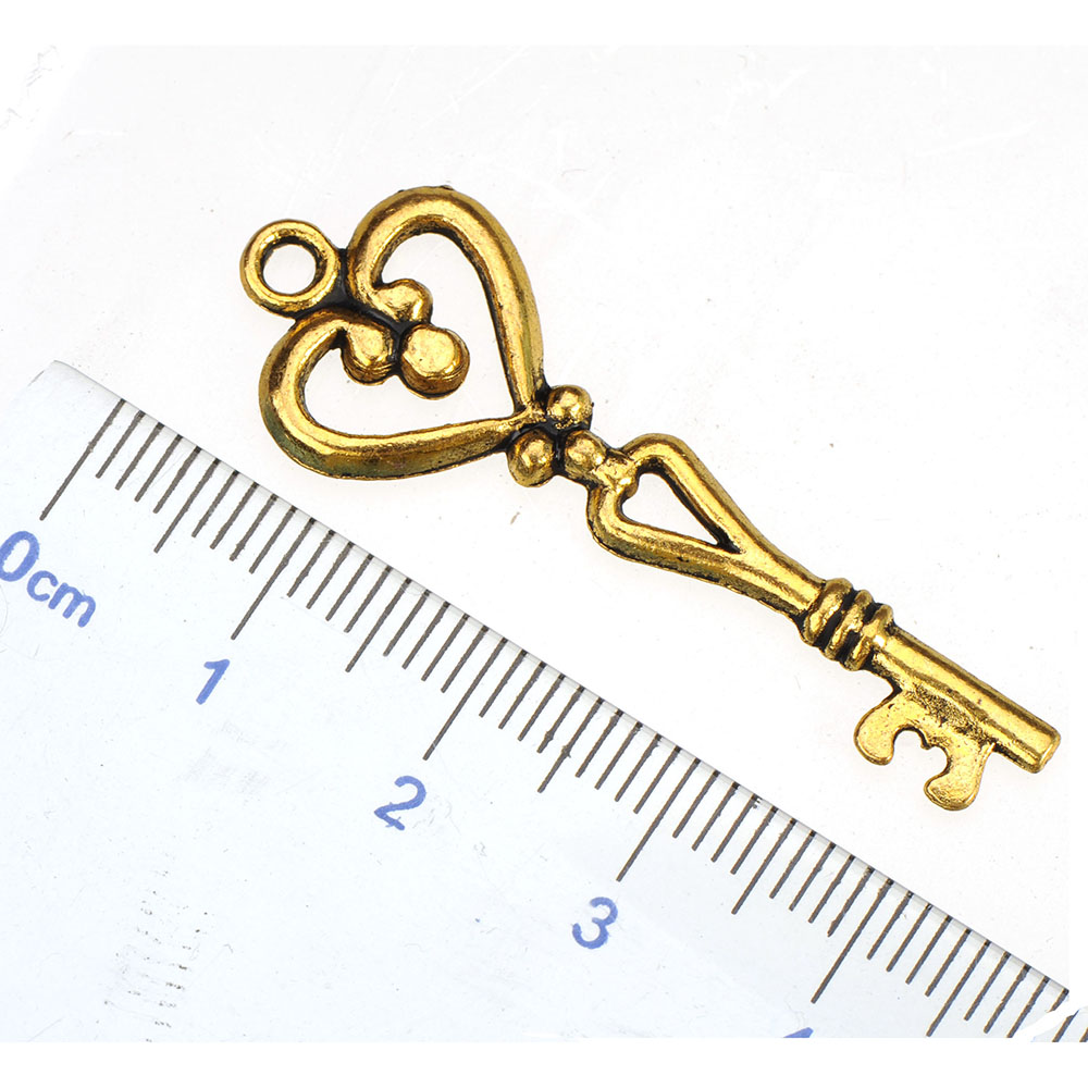 40pcs Gold Keys Charms Pendant - Women'S Accessories Manufacturers のレビューと価格