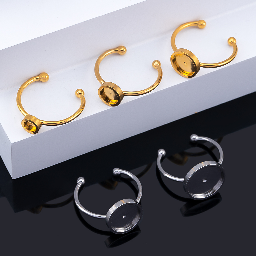 10pcs Adjustable Open Finger R - Ring Set Adjustable のレビューと価格