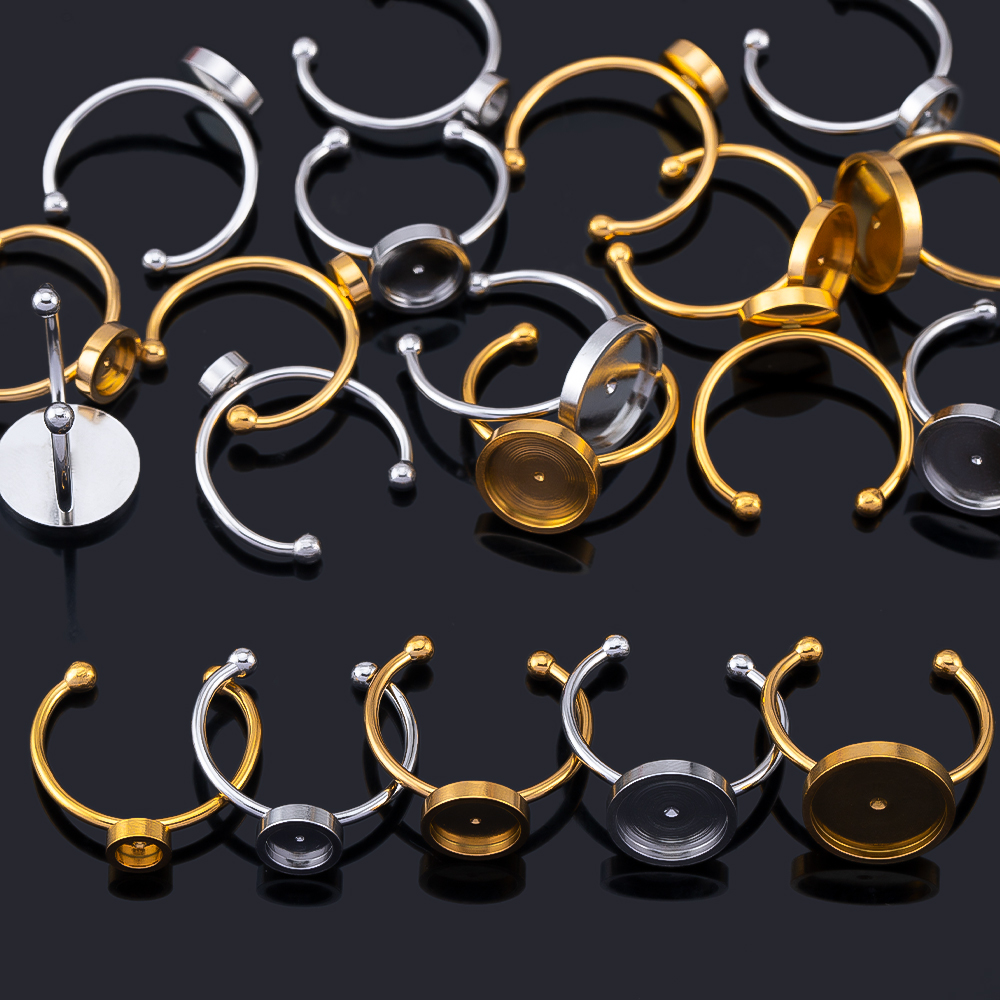 10pcs Adjustable Open Finger R - Ring Set Adjustable のレビューと価格