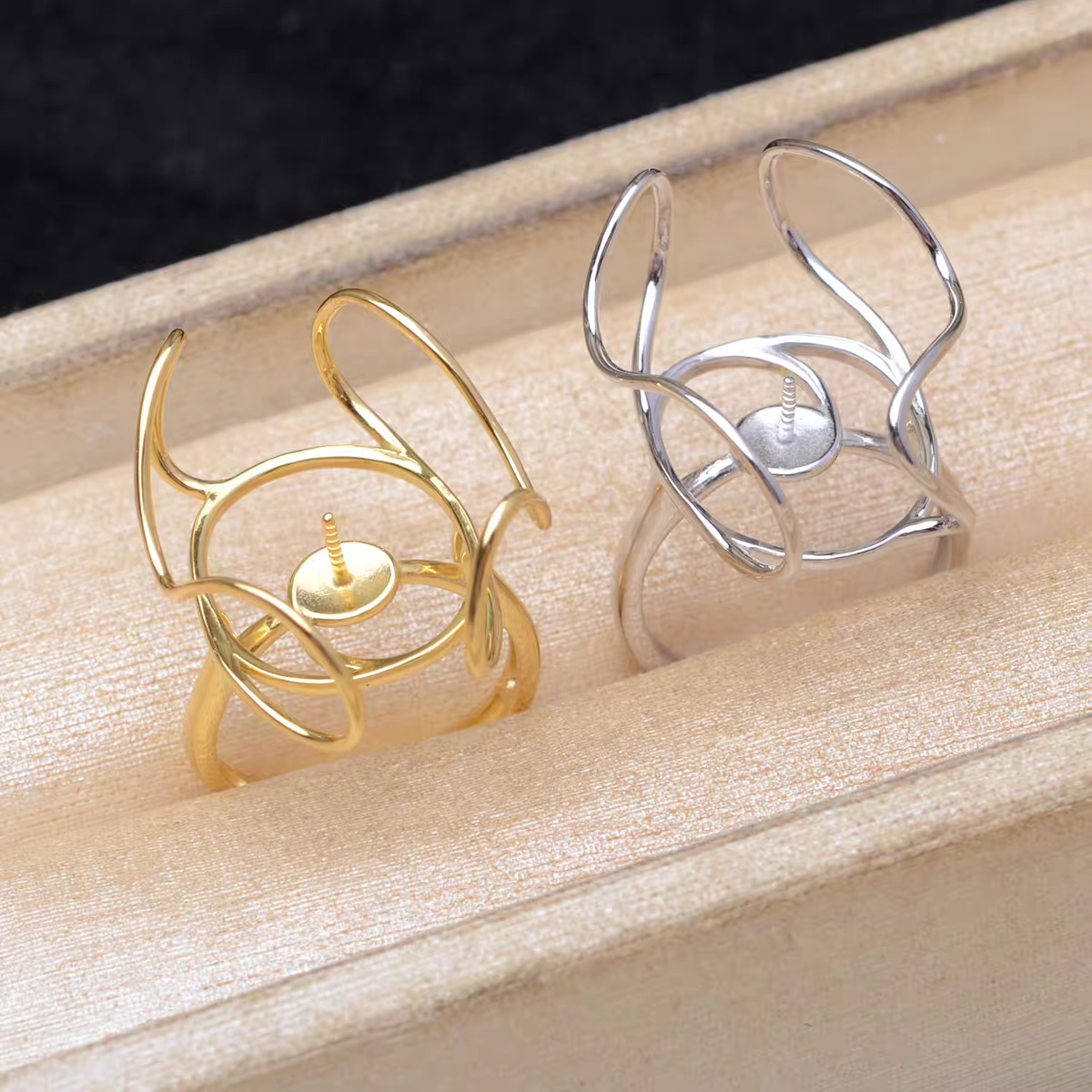 S925 Sterling Silver Adjustabl - Ring Set Adjustable のレビューと価格