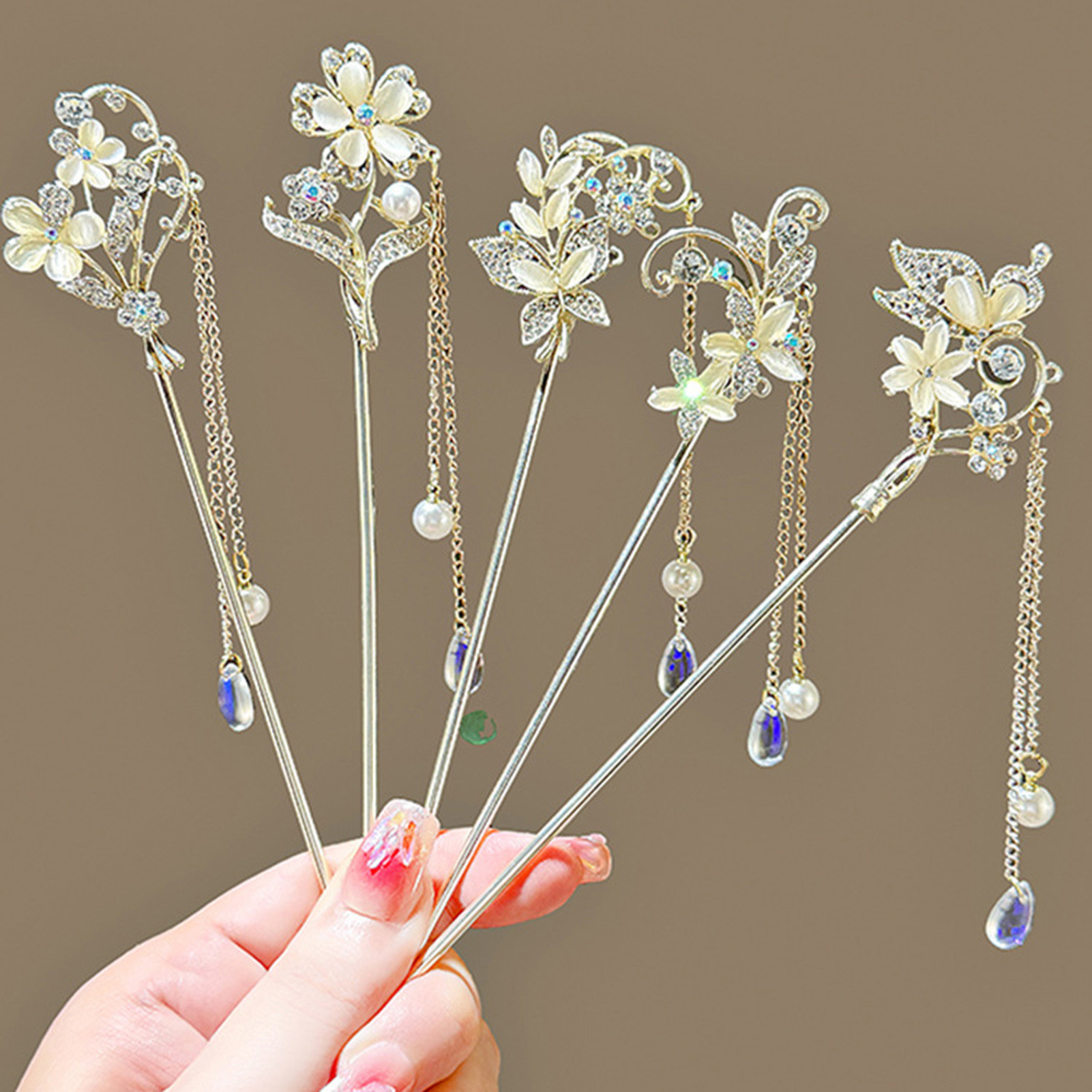 Female Hair Stick Hairpin Cat  - Pearl Hair Pin のレビューと価格