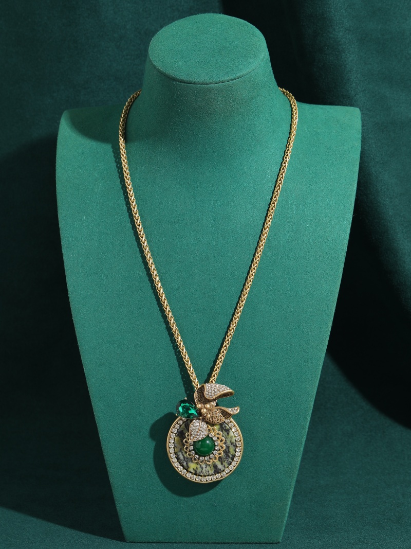 Vintage Round Green Natural St - Women'S Accessories Trends 2026 のレビューと価格