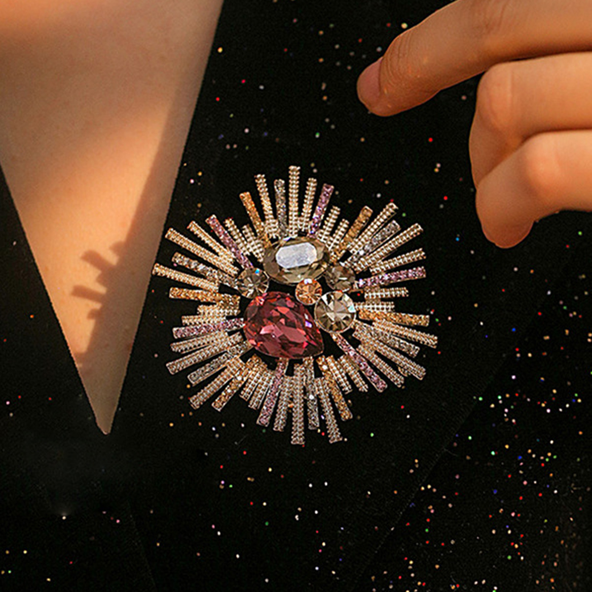 High end luxury crystal brooch - Women'S Accessories Manufacturers のレビューと価格