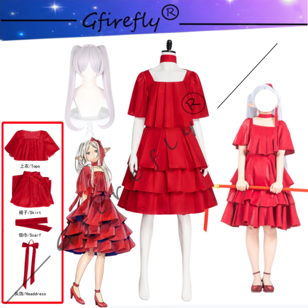Frieren Beyond Journey's End E - Women'S Red Accessories のレビューと価格