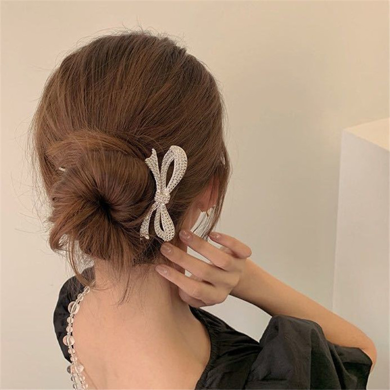 Elegant Women Bowknot Hairpins - Hair Fork Stick のレビューと価格