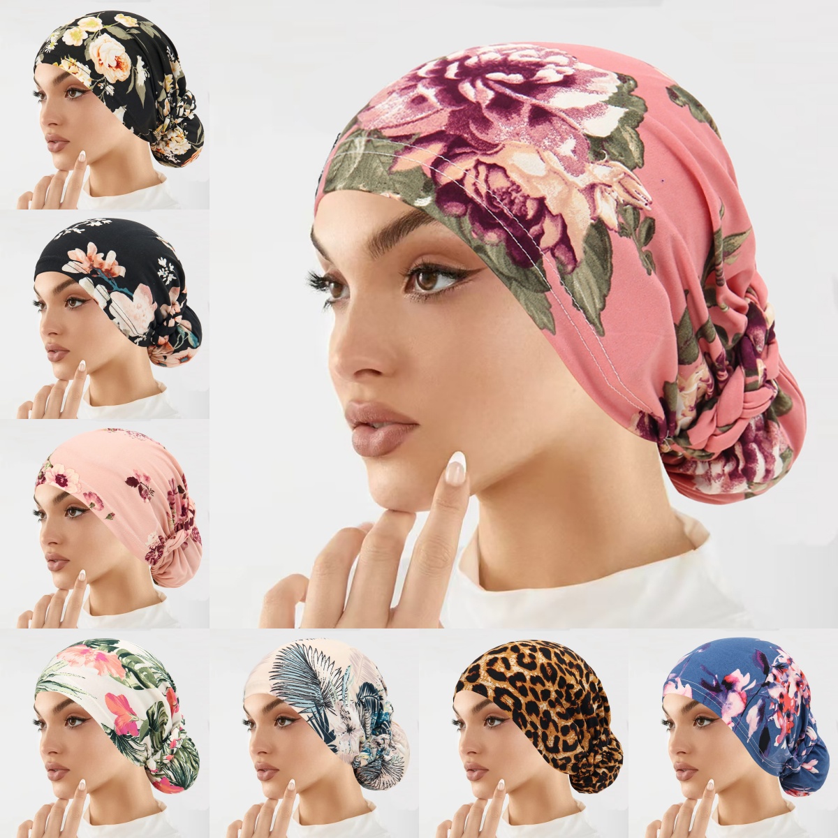 New Muslim Hijabs Spiral Turbi - Women Accessories India のレビューと価格