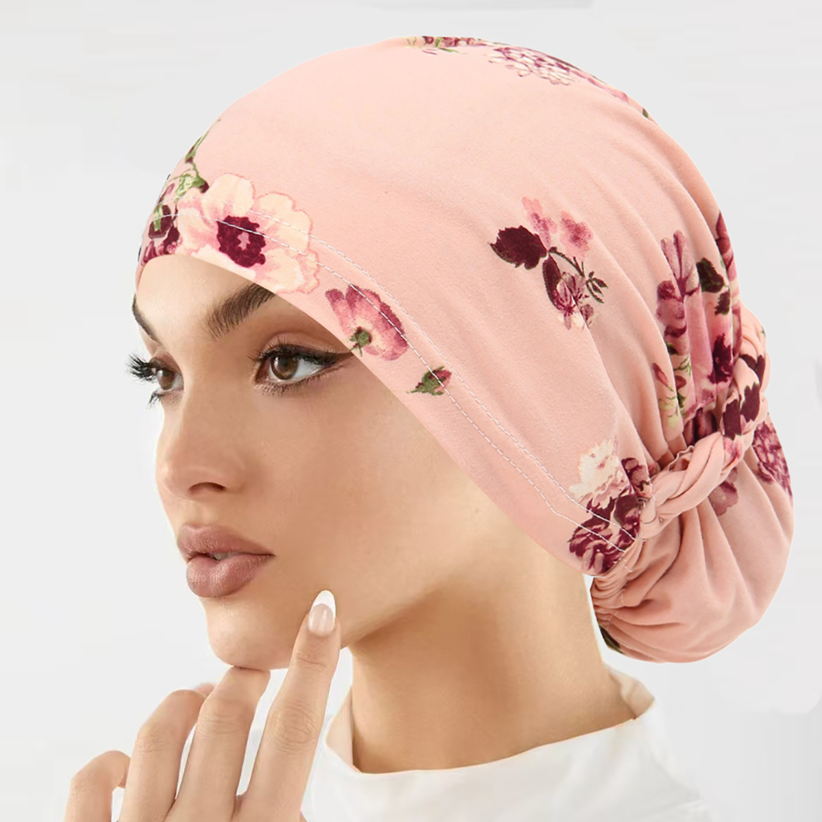 New Muslim Hijabs Spiral Turbi - Women Accessories India のレビューと価格