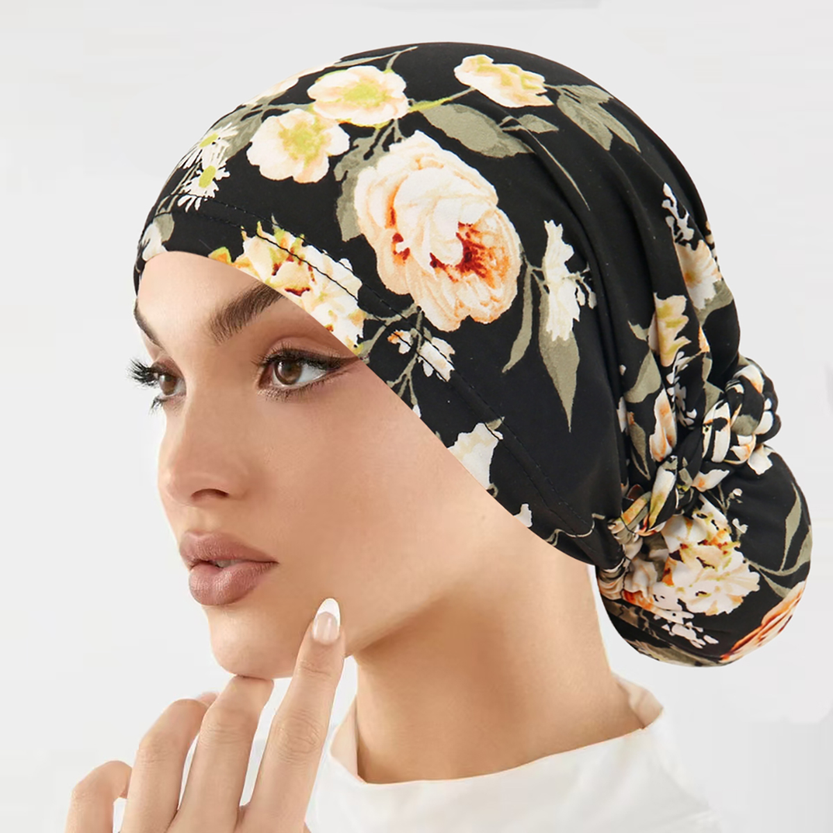 New Muslim Hijabs Spiral Turbi - Women Accessories India のレビューと価格
