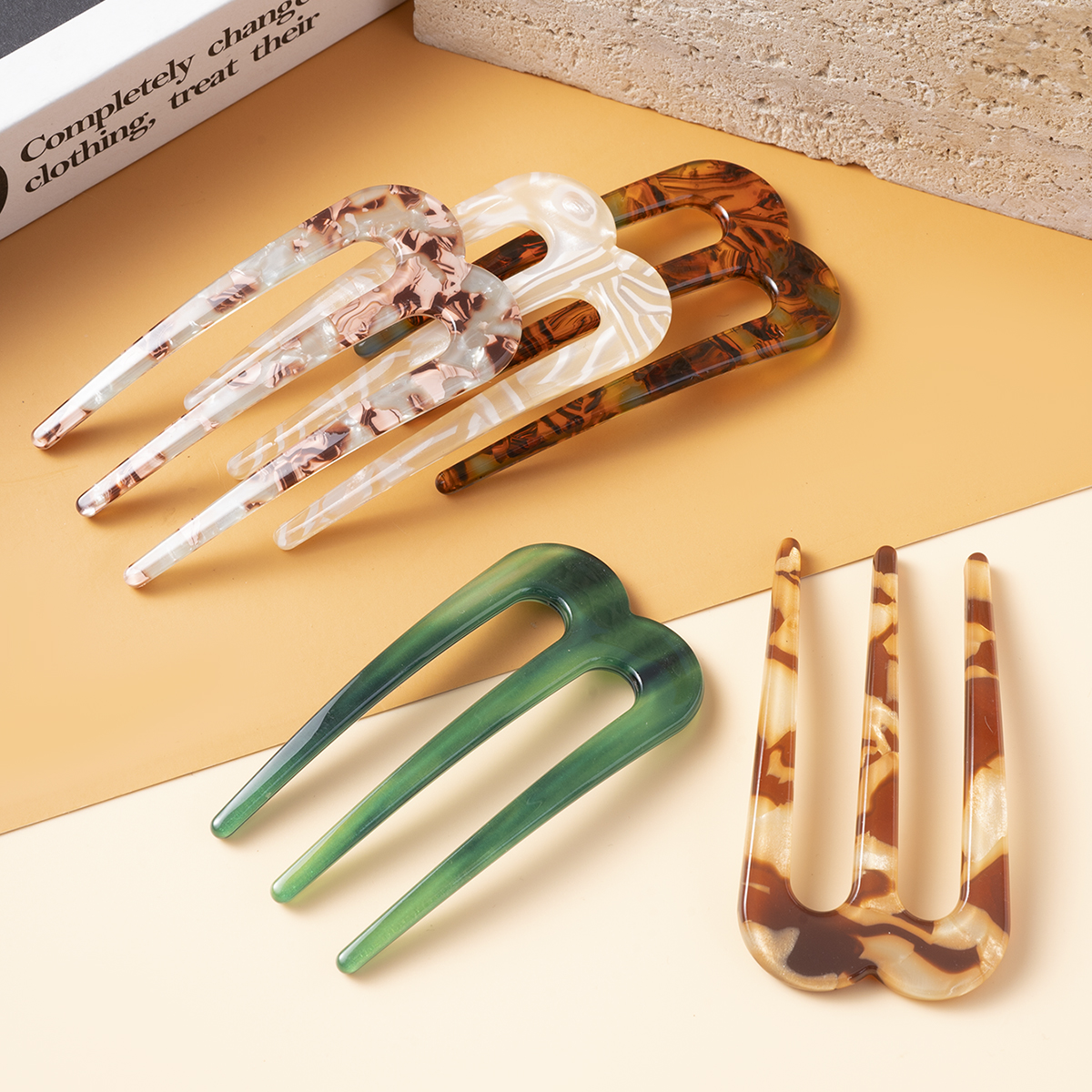 Acetic Acid Hair Forks Three T - Hair Fork Stick のレビューと価格