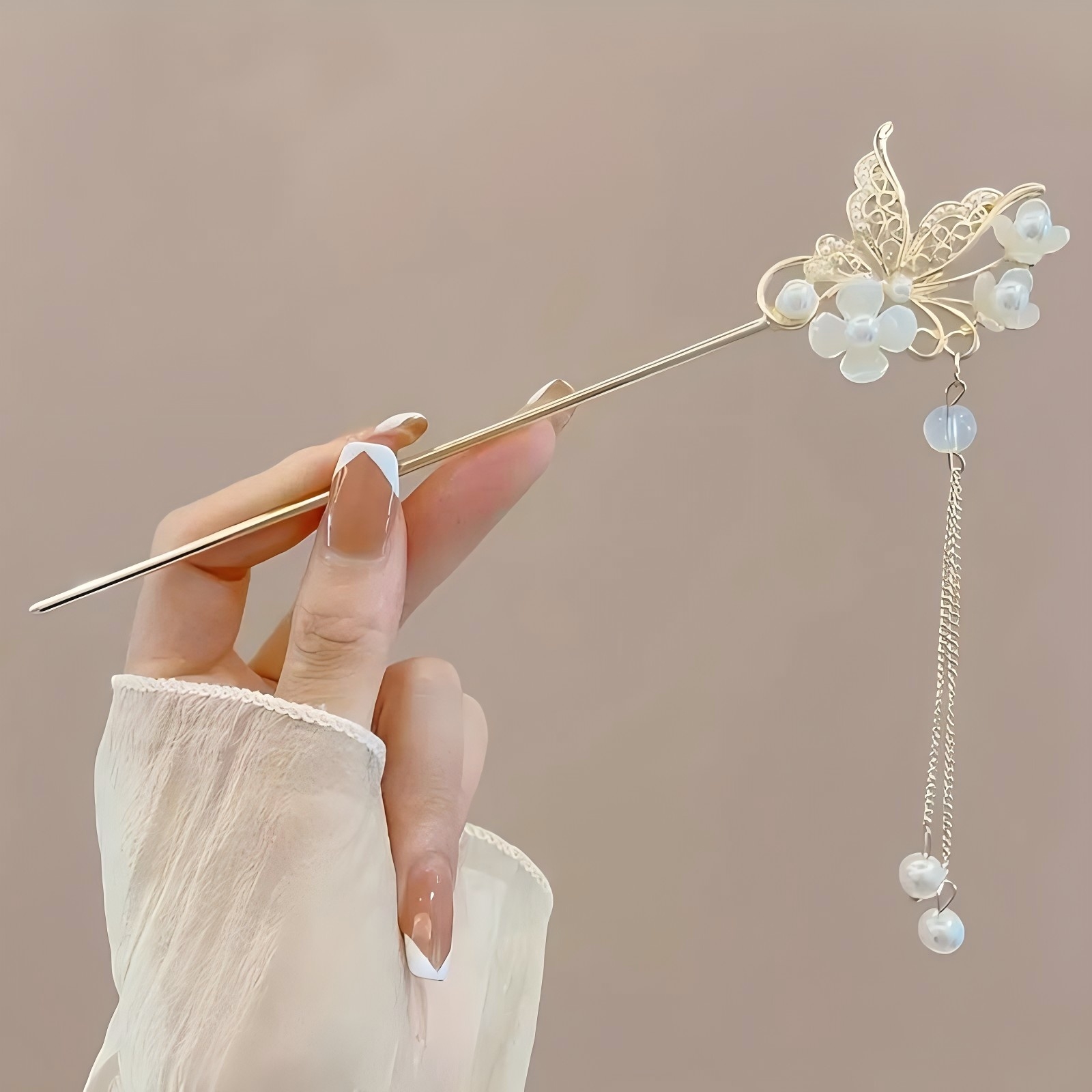 1/6pcs Elegant Chinese Style T - Hair Fork Stick のレビューと価格