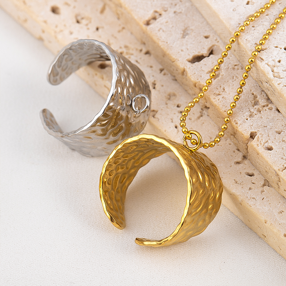 2pcs Stainless Steel 18K Gold  - Ring Set Adjustable のレビューと価格